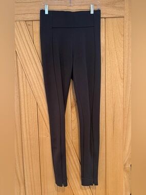 Sleek Dark Gray Ponte Leggings